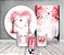Kit 2 Painéis De Festa + Trio De Capas Cilindro - Dia dos Namorados Chuva de Amor 020 - Imagem 2