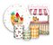 Kit 2 Painéis De Festa + Trio De Capas Cilindro - Barraquinha de Frutas 001 - Imagem 1