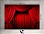 Fundo Fotográfico 2,20 x 1,50 - Circo Cortina Vermelha Realista 018 - Imagem 2