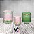 Trio De Capas De Cilindro - Safari Flores Rosa e Verde 052 - Imagem 2
