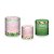 Trio De Capas De Cilindro - Safari Flores Rosa e Verde 052 - Imagem 1