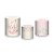 Trio De Capas De Cilindro - Borboletas Aquarela Rosa 015 - Imagem 1
