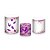 Trio De Capas De Cilindro - Borboletas Roxo Floral 022 - Imagem 1