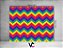 Fundo Fotográfico 1,55 x 1,20 - Estampa Chevron Zig-Zag Colorido 081 - Imagem 2