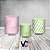 Trio De Capas De Cilindro - Cores Neutras Verde e Rosa Aquarela 002 - Imagem 2
