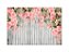 Fundo Fotográfico 2,20 x 1,50 - Efeito Madeira com Flores Rosa 071 - Imagem 1