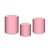 Trio De Capas De Cilindro - Estampa Liso Rosa 060 - Imagem 1