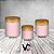 Trio De Capas De Cilindro - Realeza Rosa Suave Frame Arabesco 020 - Imagem 2