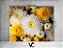 Fundo Fotográfico 1,55 x 1,20 - Flores Margaridas Amarelo e Branco 166 - Imagem 2