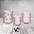 Trio De Capas De Cilindro - Confeitaria Rosa com Corações 005 - Imagem 2