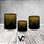 Trio De Capas De Cilindro - Preto com Efeito Glitter Dourado 003 - Imagem 2