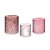 Trio De Capas De Cilindro - Efeito Glitter e Mármore Rose 011 - Imagem 1