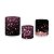 Trio De Capas De Cilindro - Efeito Glitter Pink com Flores 025 - Imagem 1