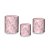 Trio De Capas De Cilindro - Efeito Lantejoulas Rosa Claro 054 - Imagem 1