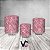 Trio De Capas De Cilindro - Efeito Lantejoulas Rosa Suave 057 - Imagem 2