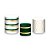 Trio De Capas De Cilindro - Verde Musgo com Geométrico Dourado 015 - Imagem 1