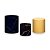 Trio De Capas De Cilindro - Efeito Marmorizado Azul e Dourado 023 - Imagem 1
