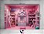 Fundo Fotográfico 2,20 x 1,50 - Quarto de Brinquedos de Princesa Rosa 010 - Imagem 2