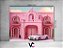 Fundo Fotográfico 1,55 x 1,20 - Casa de Boneca Rosa com Carro Branco 019 - Imagem 2