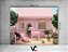 Fundo Fotográfico 1,55 x 1,20 - Casa de Princesa Rosa com Jardim 022 - Imagem 2