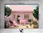 Fundo Fotográfico 2,20 x 1,50 - Casa de Princesa Rosa com Jardim 023 - Imagem 2
