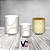 Trio De Capas De Cilindro - Idade Branco com Dourado 012 - Imagem 2