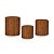 Trio De Capas De Cilindro - Efeito Madeira Escura 021 - Imagem 1