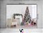 Fundo Fotográfico 1,55 x 1,20 - Árvore De Natal Branco e Rosa 078 - Imagem 2