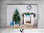 Fundo Fotográfico 1,55 x 1,20 - Natal Branco e Azul 080 - Imagem 2