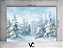 Fundo Fotográfico 2,20 x 1,50 - Natal Floresta de Neve Iluminada 118 - Imagem 2