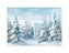 Fundo Fotográfico 2,20 x 1,50 - Natal Floresta de Neve Iluminada 118 - Imagem 1