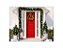 Fundo Fotográfico 1,55 x 1,20 - Fachada Casa Natal Vermelha 094 - Imagem 1