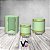 Trio De Capas De Cilindro - Profissão Fisioterapia Verde Claro 011 - Imagem 2