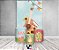 Painel De Festa Vertical 1,50 x 2,20 + Trio De Capas Cilindro - Festa Junina Casinha Aquarela 033 - Imagem 2