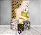 Painel De Festa Vertical 1,50 x 2,20 + Trio De Capas Cilindro - Estampa Animal Print Gold 026 - Imagem 2