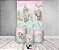 Painel De Festa Vertical 1,50 x 2,20 + Trio De Capas Cilindro - Bosque Rosa Animais Cute 028 - Imagem 2