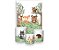 Painel De Festa Vertical 1,50 x 2,20 + Trio De Capas Cilindro - Animais no Bosque Cute 029 - Imagem 1