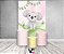 Painel De Festa Vertical 1,50 x 2,20 + Trio De Capas Cilindro - Safari Coala Cute Rosa 038 - Imagem 2