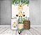 Painel De Festa Vertical 1,50 x 2,20 + Trio De Capas Cilindro - Safari Girafa Fundo Bege 050 - Imagem 2