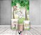Painel De Festa Vertical 1,50 x 2,20 + Trio De Capas Cilindro - Safari Elefante Flores 069 - Imagem 2