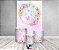 Painel De Festa Vertical 1,50 x 2,20 + Trio De Capas Cilindro - Borboletas Floral 014 - Imagem 2