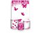 Painel De Festa Vertical 1,50 x 2,20 + Trio De Capas Cilindro - Borboleta Pink Floral 026 - Imagem 1