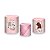Trio De Capas De Cilindro - Boiadeira Rosa Roupas Efeito Brilhos 028 - Imagem 1