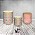 Trio De Capas De Cilindro - Escamas Rosa e Verde Efeito Glitter Dourado 015 - Imagem 2