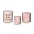 Trio De Capas De Cilindro - Chá de Bebê Brilha Brilha Estrelinha Rosa 008 - Imagem 1