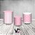 Trio De Capas De Cilindro - Chá de Bebê Rosa Simples 010 - Imagem 2