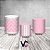 Trio De Capas De Cilindro - Chá de Bebê Rosa e Branco 011 - Imagem 2