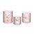 Trio De Capas De Cilindro - Chá de Bebê Ursinha Baloeira Rosa 066 - Imagem 1