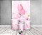 Painel De Festa Vertical 1,50 x 2,20 + Trio De Capas Cilindro - Borboleta Rosa Aquarela 040 - Imagem 2