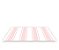 Painel De Festa Tapete Em Lona 2,50x1,35 - Listras Rosa e Branco Aquarela 011 - Imagem 1